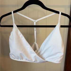 PINK Victoria's Secret White Bikini Top